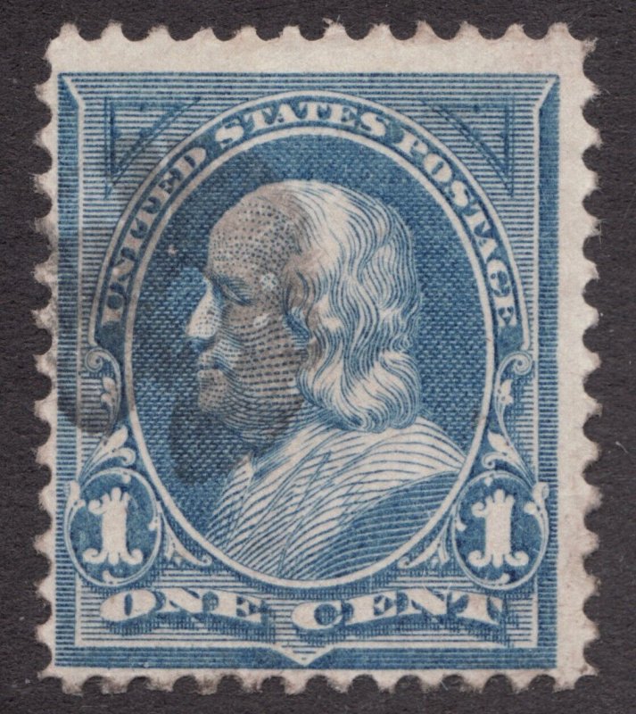 1894 United States Sc #246 - 1¢ Franklin used stamp Cv$7