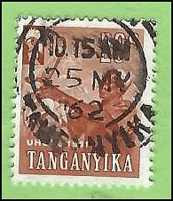 TANGANYIKA   #48 USED (3)