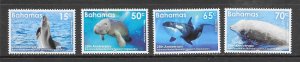 BAHAMAS #1487-90 MARINE LIFE MNH