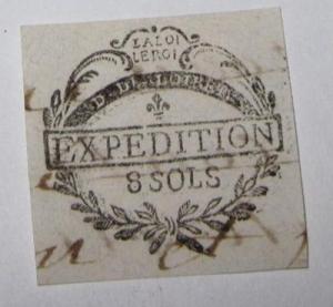 France 1700s Document Fiscal Revenue pre stamp era 1t577e