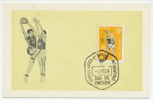 Maximum card Argentina 1959 Basketball 