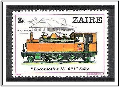 Zaire #938 Trains Locomotives MNH