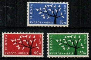 Cyprus Scott 219-21 Mint NH [TE734]