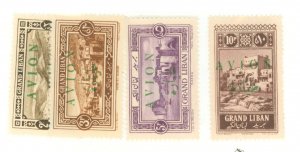 Lebanon #C9-C12 Unused Single (Complete Set)