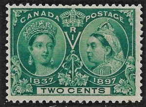 Canada #52 OG Very Lightly Hinged, CV $37.50