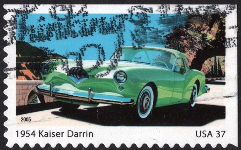 SC#3932 37¢ Kaiser Darrin Booklet Single (2005) Used