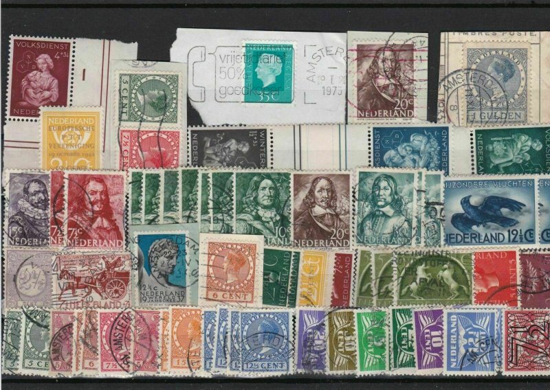 netherlands mounted mint and used stamps ref r11779