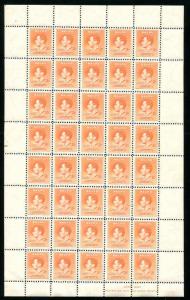 Nauru Stamps 1937 Full Sheets SG44-SG47 Sc 35 - 38 MNH Sheets of 40