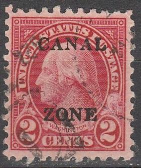 Canal Zone #84 F-VF Used CV $8.00 (A7674)