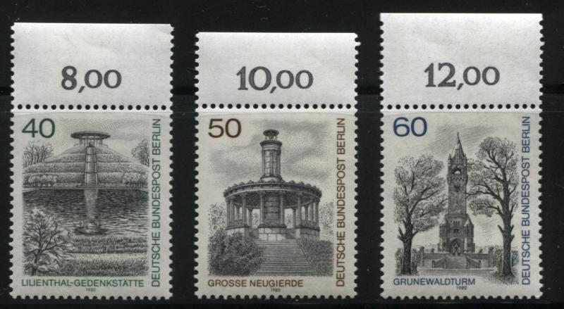 Germany Berlin 9N457-459 MNH