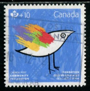 B23 Canada (85c+10) Stylized Bird SA, used