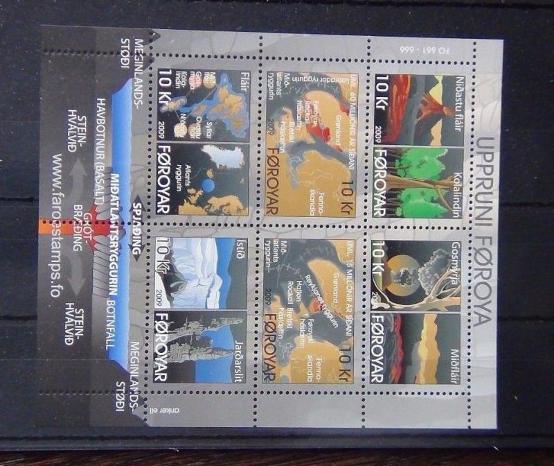 Faroe Islands 2009 Origins of Faroe Islands Miniature Sheet MNH