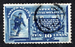 US 1885  10¢ special delivery stamp #E1 Used CV $80