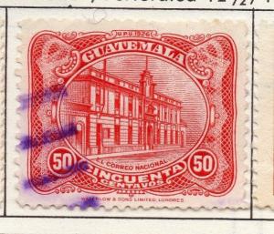 Guatemala 1926 Early Issue Fine Used 50c. 139622