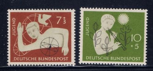 Germany B348-49 Hinged 1956 set