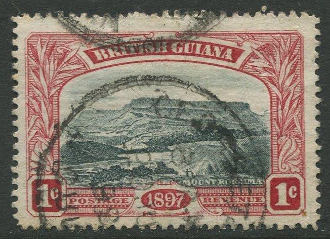 STAMP STATION PERTH British Guiana #152-QV 60TH Anniv. Throne Used Wmk 1 CV$3.00