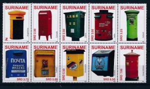 [SU1606] Suriname Surinam 2009 Mailboxes Briefkästen MNH