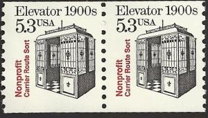 # 2254 MINT NEVER HINGED 1900'S ELEVATOR