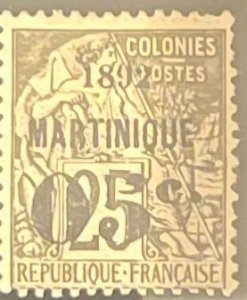 Martinique, 1892,  SC 31, LH, VF.