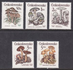 Czechoslovakia, Mushrooms MNH / 1989
