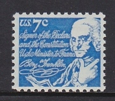 1393D Benjamin Franklin MNH