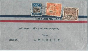 75637 - COLOMBIA  - POSTAL HISTORY -  AIRMAIL COVER to SWEDEN 1936 - Gold Coffee