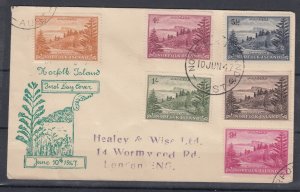 Norfolk Island 1947 Illustrated FDCf Postal History BP8864