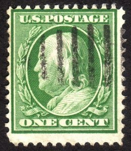 1908, US 1c, Franklin, Used, Sc 331