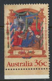 SG 1225  SC# 1159 Used  from booklet left (bottom) margin imperf  - Christmas 