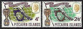 HERRICKSTAMP PITCAIRN ISLANDS Sc.# 60-61 Soccer Cup
