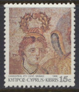 Cyprus  SC# 744  MNH   Mosaics    1989  as per scan & details