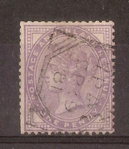 GB 1881 1d Lilac 14 dot SG170 Fine Used Cat£35