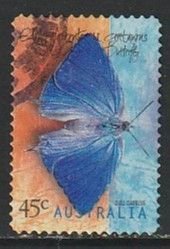 1998 Australia - Sc 1696 - used VF - 1 single - Butterflies