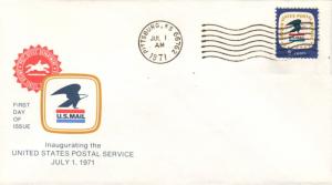 #1396 KS, Pittsburg 7-1-71 USPS FDC