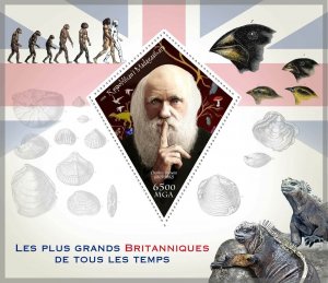 2018 Great Britons Charles Darwin iguanas evolution