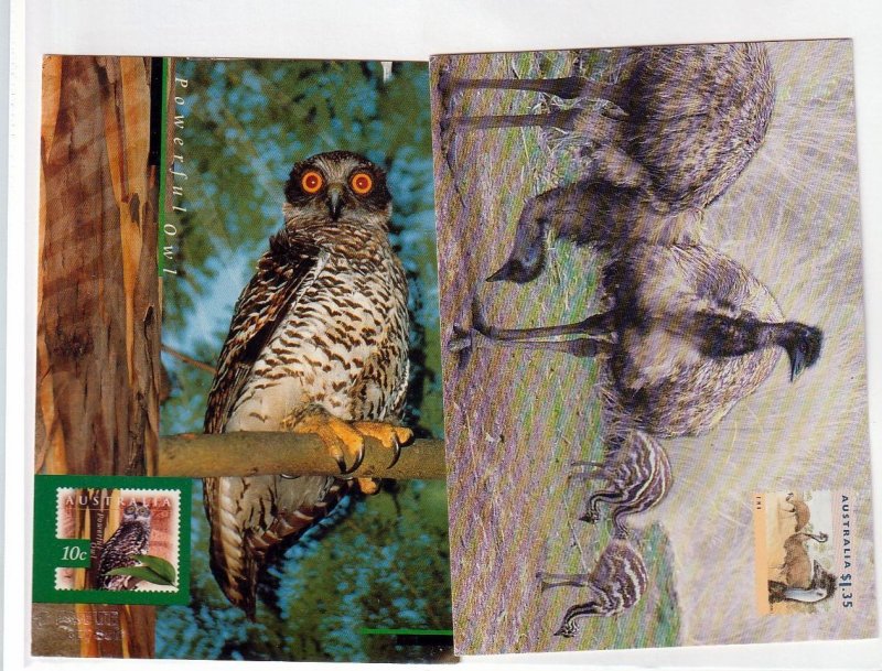 Australia Birds Wildlife Maxi Cards Cover Mostly Used  (21 Items)Goy1226 