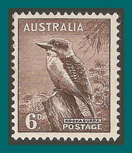 Australia 1956 Kookaburra, MLH 295,SG230b