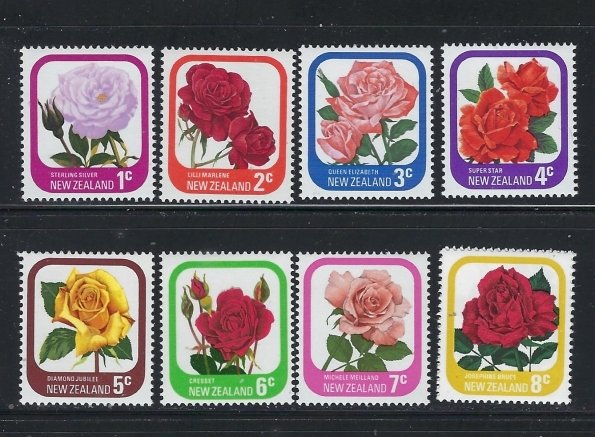 New Zealand 584-92 MNH 1975 Flowers (fe4122)