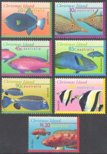 Christmas Island 1996-97 Scott #381-387 Mint Never Hinged