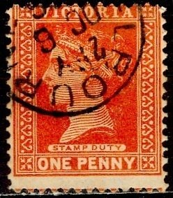 Australian States - Victoria 1890; Sc. # 169; Used Single Stamp