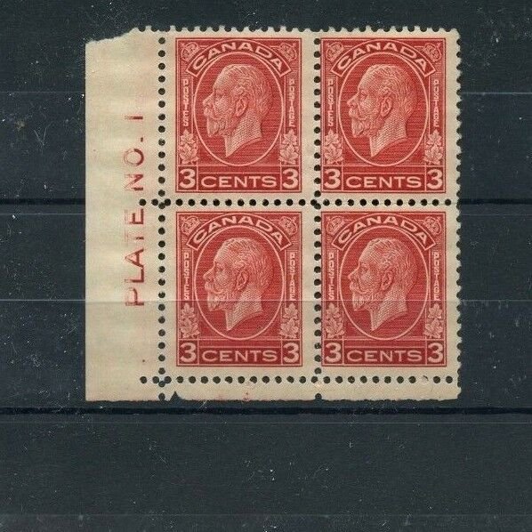 #197 Medallion plate block #1 LL F & VF MNH Canada mint