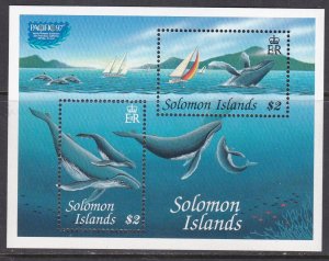 Solomon Isl, Fauna, Whales MNH / 1997