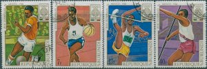 Burundi 1968 SG396-400 Olympic Games Mexico (4) FU