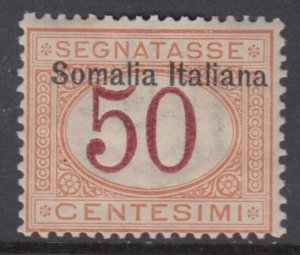 Italy Somalia Tax n.17 cv 120$ MH* variety last a Italiana different