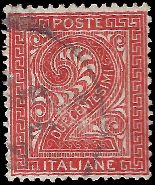 Italy 1863 Sc 24-33 less 28 used vg-vf