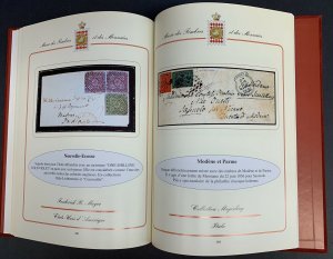 Monaco '97 International Philatelic Exhibition, Red Velvet Hardbound Catalog 