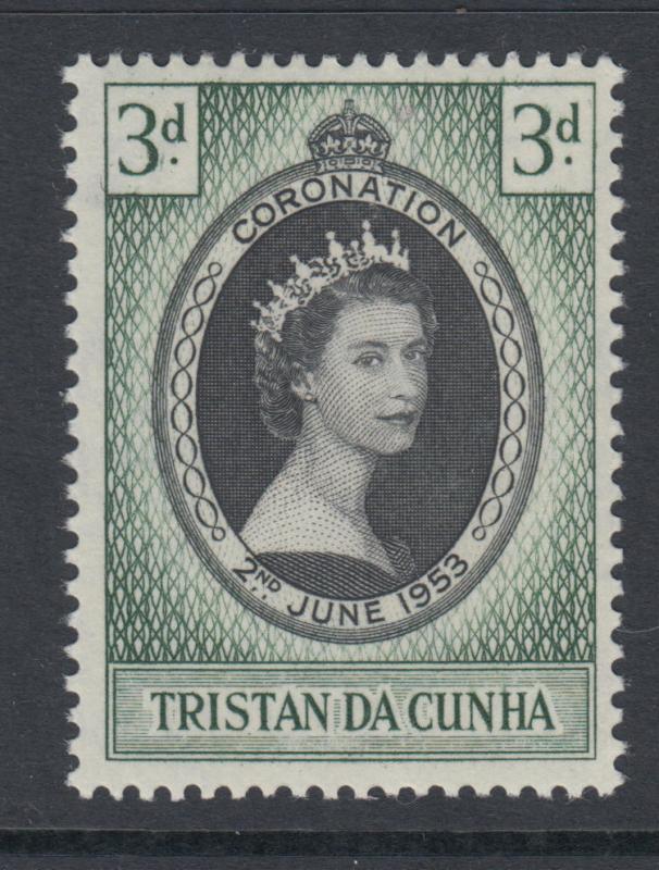 XG-L615 TRISTAN DA CUNHA - Coronation, 1953 Queen Elizabeth II MNH Set