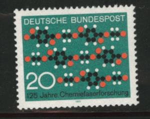 Germany Scott 1054 MNH** 1971 synthetic textile stamp