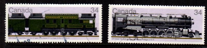 Canada - #1118 - 1119 Locomotives set/2 - Used