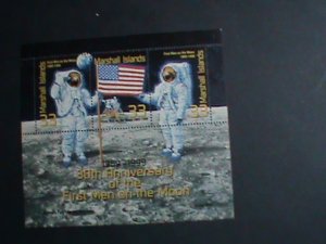 ​MARSHALL ISLAND-1999 SC#712  30TH ANNIVERSARY-FIRST MAN ON THE MOON MNH S/S